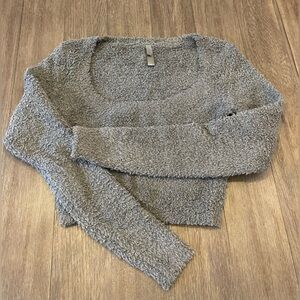 NWOT Skims cropped long sleeve sweater